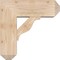 Ekena Millwork Funston Craftsman Smooth Bracket w/ Offset Brace, Douglas Fir, 7 1/2"W x 20"D x 20"H BKT0806X20X20FST04SDF - alternate 4